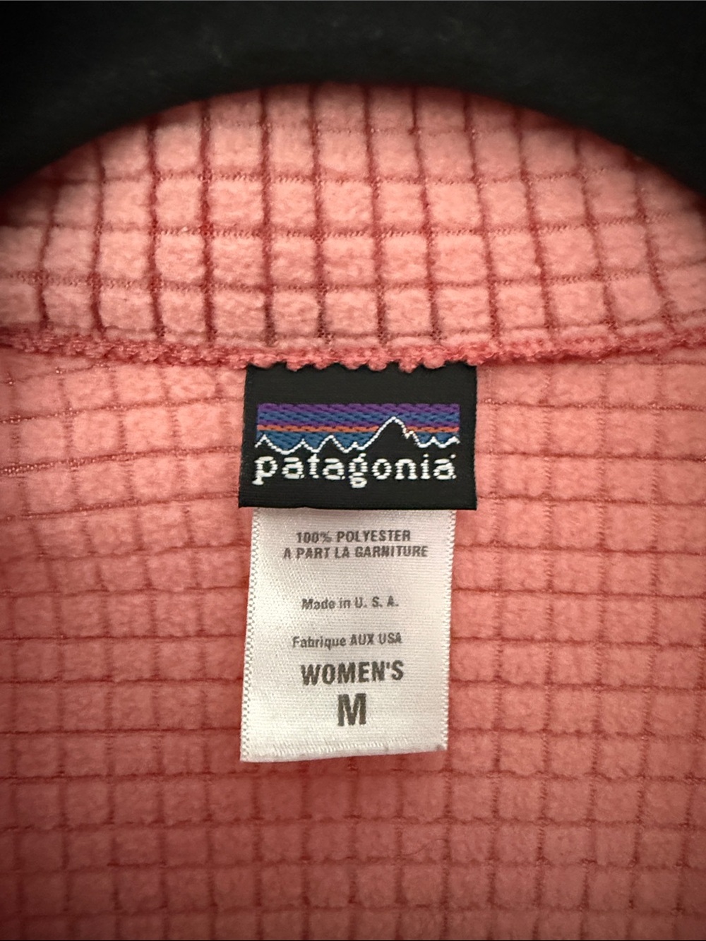 Patagonia Womens R1 Flash 1/2 Zip Pullover Medium Poppy Fields Summer Pink X-Dye - Picture 7 of 8